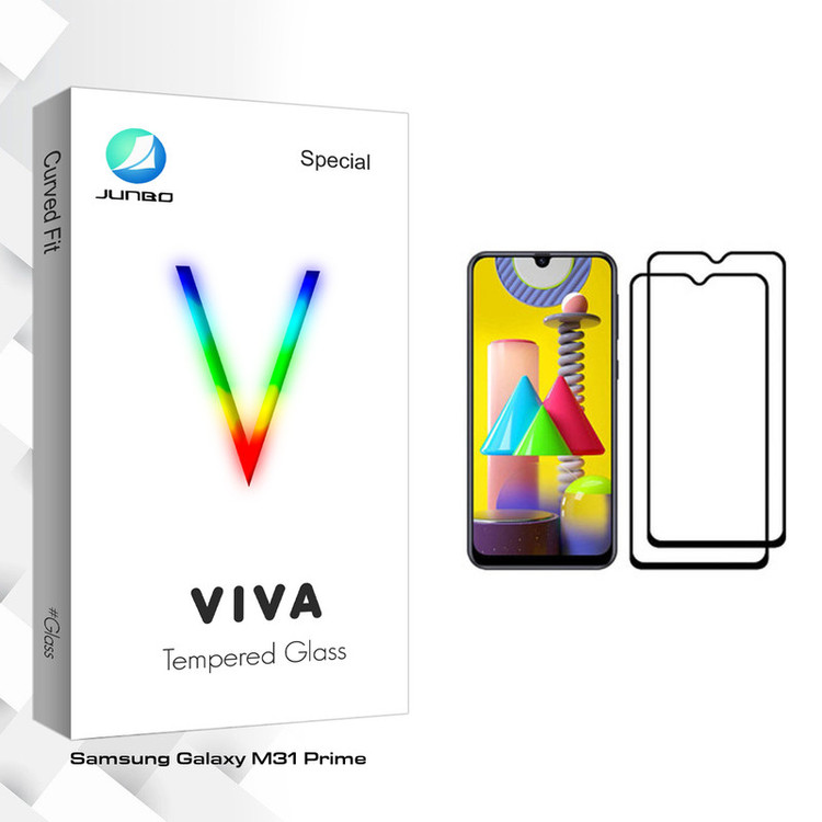 محافظ صفحه نمایش جانبو مدل Viva Glass مناسب برای گوشی موبایل سامسونگ Galaxy M31 Prime بسته دو عددی