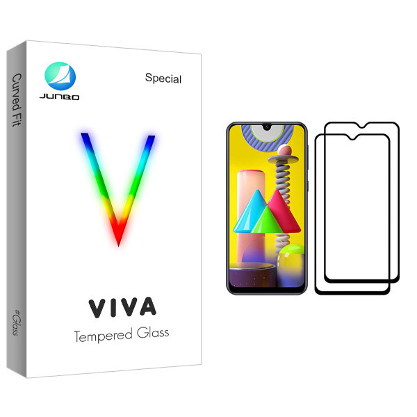 محافظ صفحه نمایش جانبو مدل Viva Glass مناسب برای گوشی موبایل سامسونگ Galaxy M31 Prime بسته دو عددی