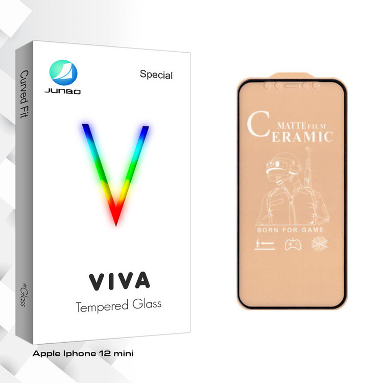 محافظ صفحه نمایش سرامیکی جانبو مدل Viva Glass مناسب برای گوشی موبایل اپل Iphone 12 mini