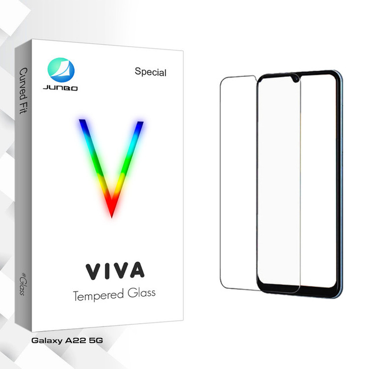 محافظ صفحه نمایش شیشه ای جانبو مدل Viva Glass مناسب برای گوشی موبایل سامسونگ Galaxy A22 5G