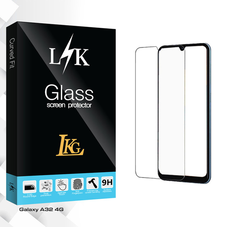 محافظ صفحه نمایش شیشه ای ال کا جی مدل LK Glass مناسب برای گوشی موبایل سامسونگ Galaxy A32 4G
