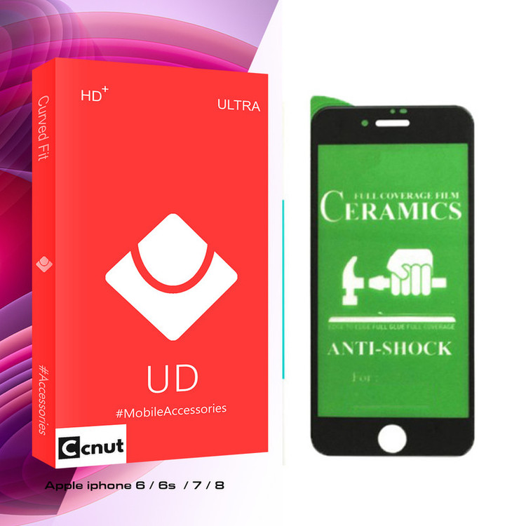 محافظ صفحه نمایش سرامیکی کوکونات مدل UD Glass مناسب برای گوشی موبایل اپل iphone 6/ 6s /7 / 8