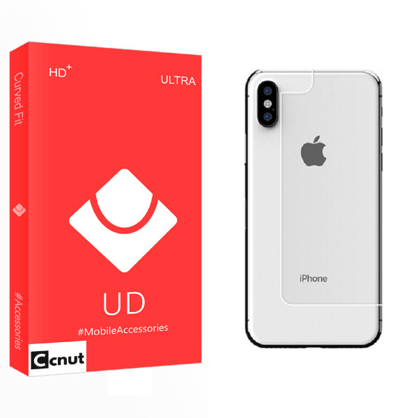 محافظ گلس پشت گوشی کوکونات مدل UD Glass مناسب برای آیفون X/Xs