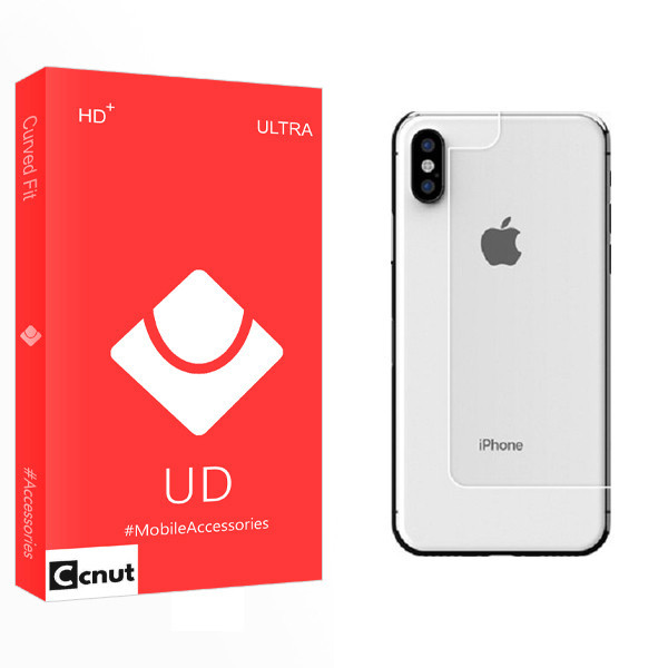 محافظ گلس پشت گوشی کوکونات مدل UD Glass مناسب برای آیفون X/Xs
