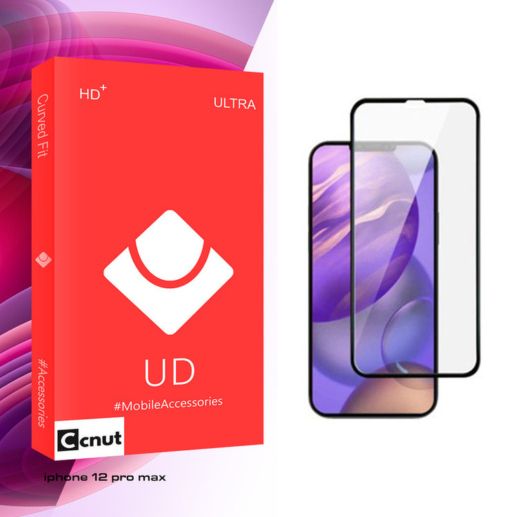 محافظ صفحه نمایش کوکونات مدل UD Glass مناسب برای گوشی موبایل اپل iPhone 12 promax