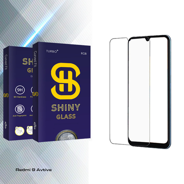 محافظ صفحه نمایش شیشه ای آتوچبو مدل Shiny Glass مناسب برای گوشی موبایل شیائومی Redmi 9 Avtive