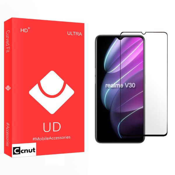 محافظ صفحه نمایش شیشه ای کوکونات مدل UD مناسب برای گوشی موبایل ریلمی V30