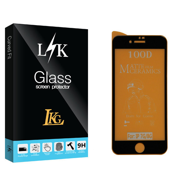 محافظ صفحه نمایش مات ال کا جی مدل LK Glass مناسب برای گوشی موبایل اپل iphone 7/ 8