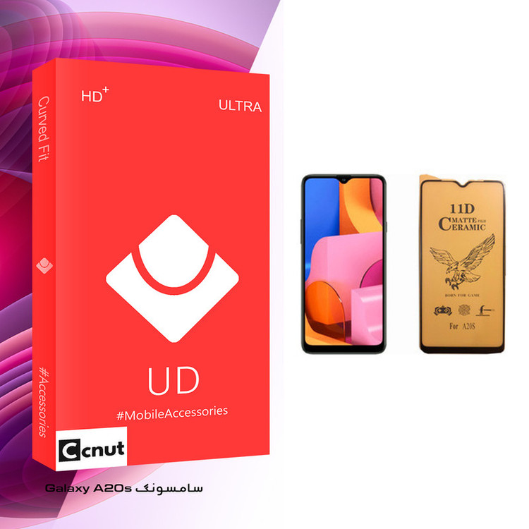 محافظ صفحه نمایش سرامیکی کوکونات مدل UD Glass مناسب برای گوشی موبایل سامسونگ Galaxy A20s