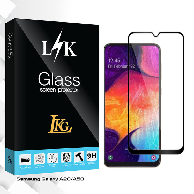محافظ صفحه نمایش ال کا جی مدل LK Glass مناسب برای گوشی موبایل سامسونگ Galaxy A30/A50