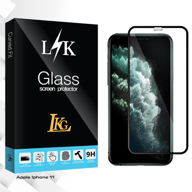 محافظ صفحه نمایش سرامیکی ال کا جی مدل LK Glass مناسب برای گوشی موبایل اپل Iphone 11