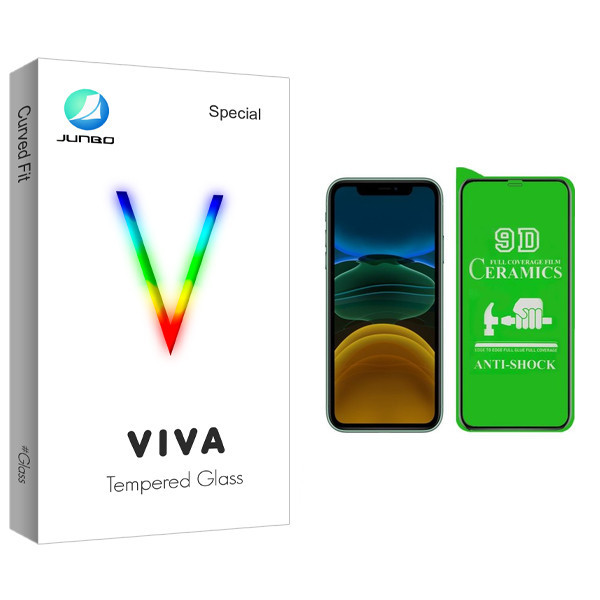 محافظ صفحه نمایش سرامیکی جانبو مدل Viva Glass مناسب برای گوشی موبایل اپل IPHONE XR/11