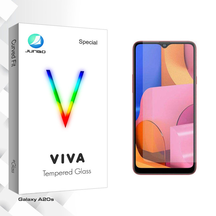 محافظ صفحه نمایش جانبو مدل Viva Glass مناسب برای گوشی موبایل سامسونگ Galaxy A20s