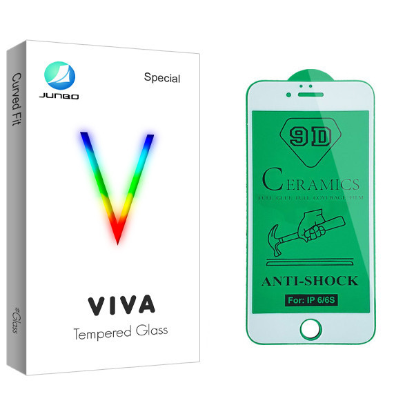 محافظ صفحه نمایش سرامیکی جانبو مدل Viva Glass مناسب برای گوشی موبایل اپل iPhone 6