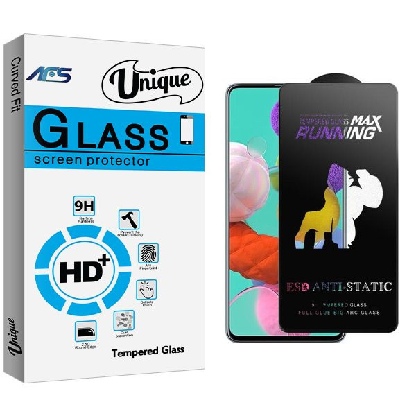 محافظ صفحه نمایش ای اف اس مدل Unique2 Running Max مناسب برای گوشی موبایل سامسونگ Galaxy A51