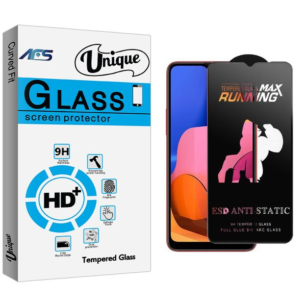محافظ صفحه نمایش ای اف اس مدل Unique2 Running Max مناسب برای گوشی موبایل سامسونگ Galaxy A20s