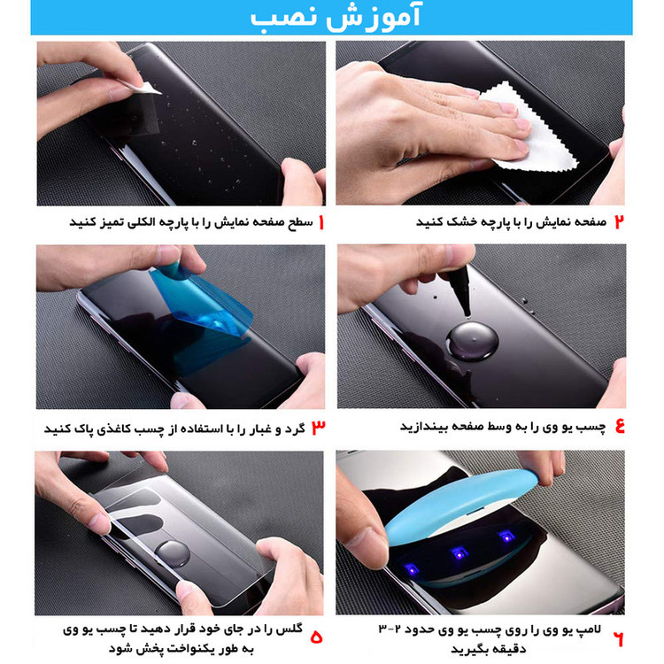 محافظ صفحه نمایش جانبو مدل Viva uv مناسب برای گوشی موبایل شیائومی Mi Note 10 Lite