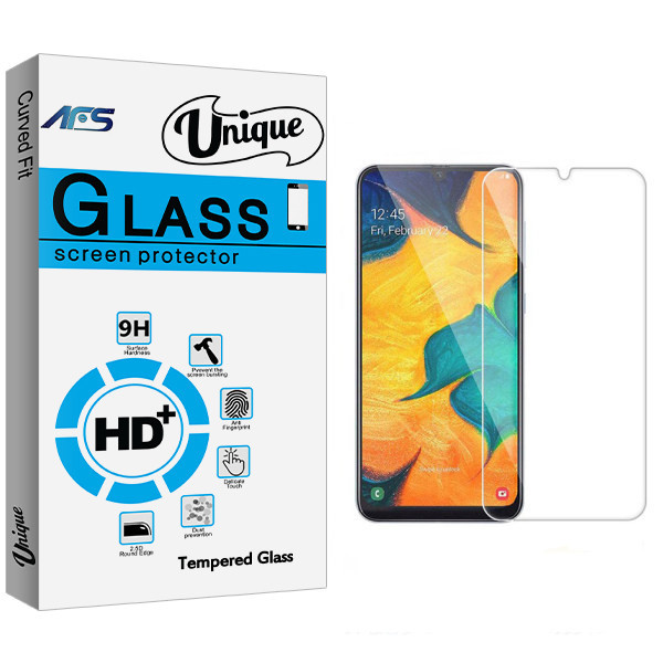 محافظ صفحه نمایش ای اف اس مدل Unique Glass مناسب برای گوشی موبایل سامسونگ Galaxy A20