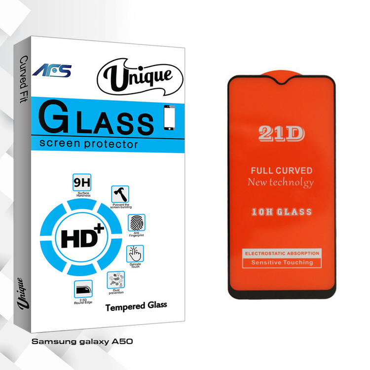 محافظ صفحه نمایش ای اف اس مدل Unique Glass مناسب برای گوشی موبایل سامسونگ Galaxy A50
