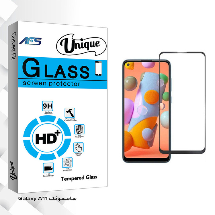 محافظ صفحه نمایش ای اف اس مدل Unique Glass مناسب برای گوشی موبایل سامسونگ Galaxy A11