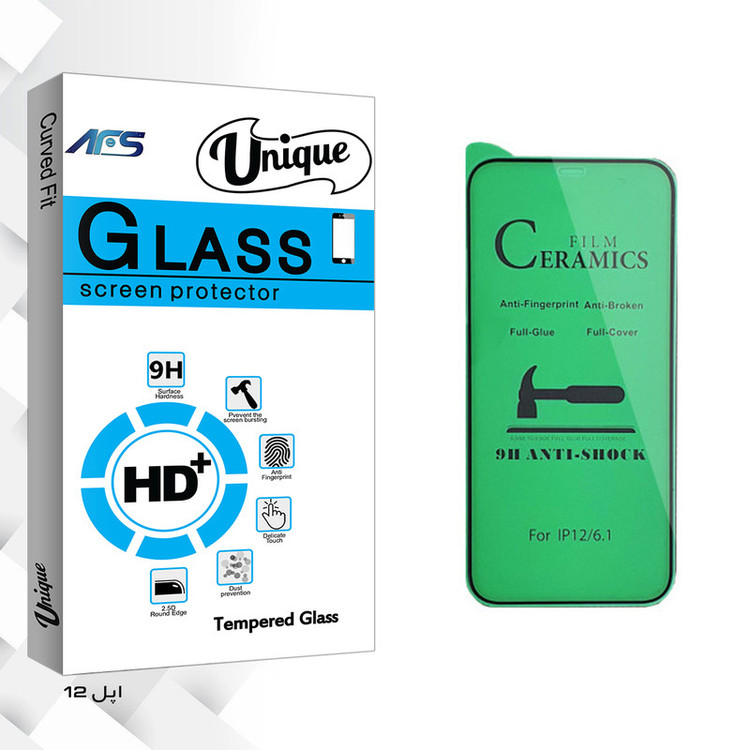 محافظ صفحه نمایش سرامیکی ای اف اس مدل Uni مناسب برای گوشی موبایل اپل IPHONE 12
