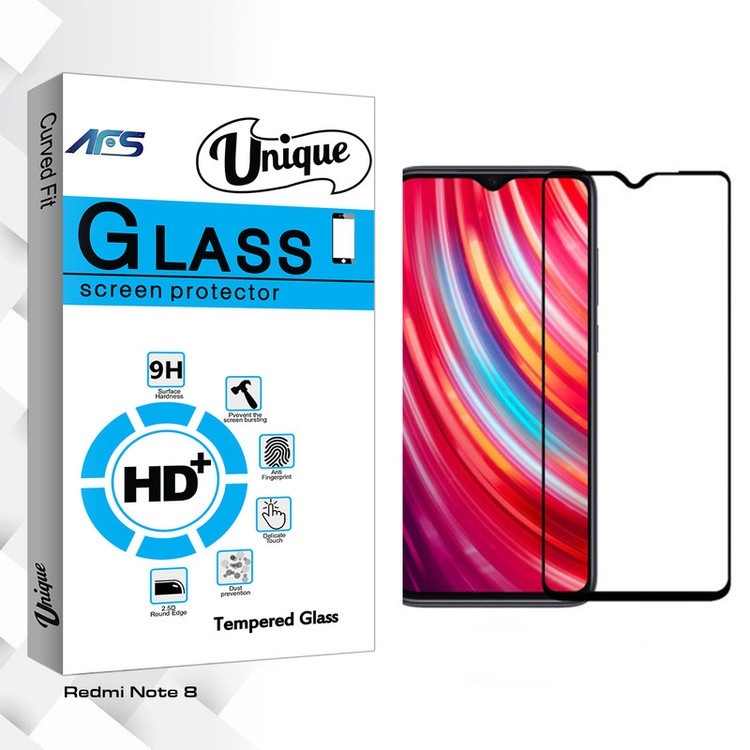 محافظ صفحه نمایش سرامیکی ای اف اس مدل Unique Glass مناسب برای گوشی موبایل شیائومی Redmi Note 8