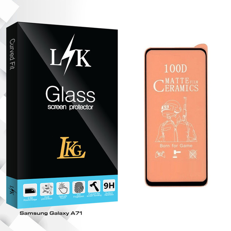 محافظ صفحه نمایش سرامیکی ال کا جی مدل LK Glass مناسب برای گوشی موبایل سامسونگ Galaxy A71