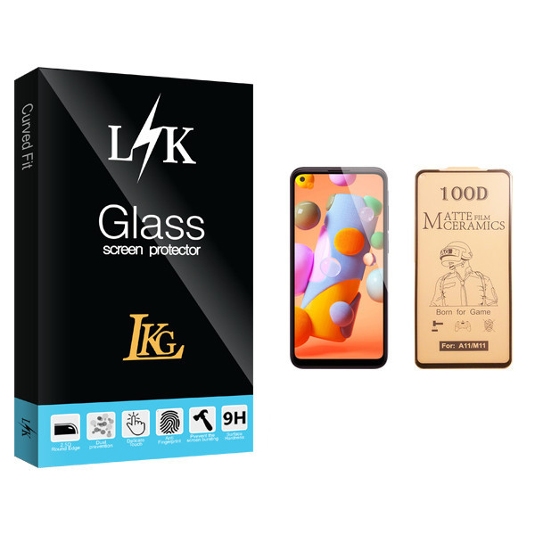 محافظ صفحه نمایش سرامیکی ال کا جی مدل LK Glass مناسب برای گوشی موبایل سامسونگ Galaxy A11