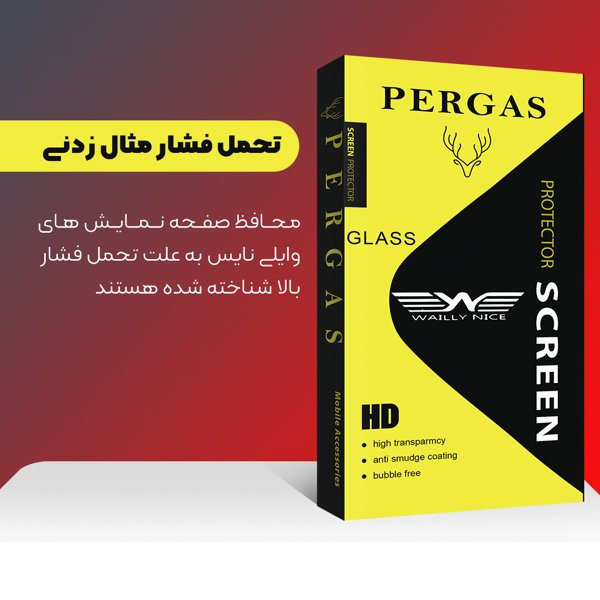 محافظ صفحه نمایش وایلی نایس مدل Pergas Antistatic مناسب برای گوشی موبایل ریلمی 10 4G