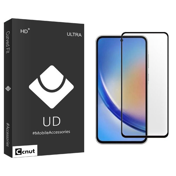 محافظ صفحه نمایش شیشه ای کوکونات مدل UDB مناسب برای گوشی موبایل سامسونگ Galaxy A55