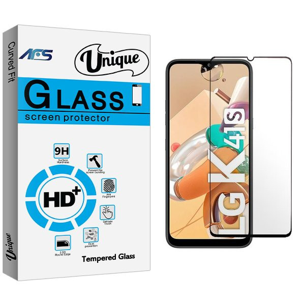 محافظ صفحه نمایش شیشه ای ای اف اس مدل Unique مناسب برای گوشی موبایل ال جی K41s