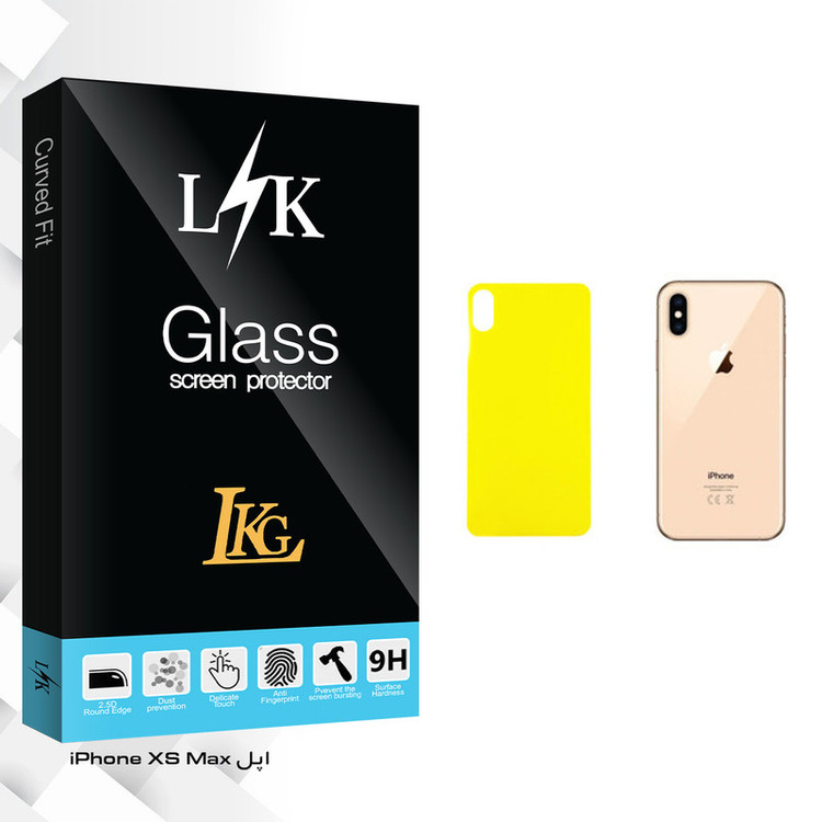 محافظ پشت گوشی ال کا جی مدل LK Glass مناسب برای گوشی موبایل اپل iPhone XS Max