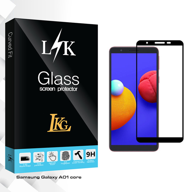 محافظ صفحه نمایش ال کا جی مدل LK Glass مناسب برای گوشی موبایل سامسونگ Galaxy A01 core