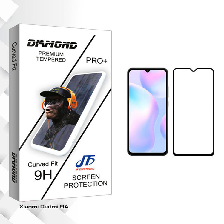 محافظ صفحه نمایش جی اف مدل Diamond glass مناسب برای گوشی موبایل شیائومی Redmi 9A