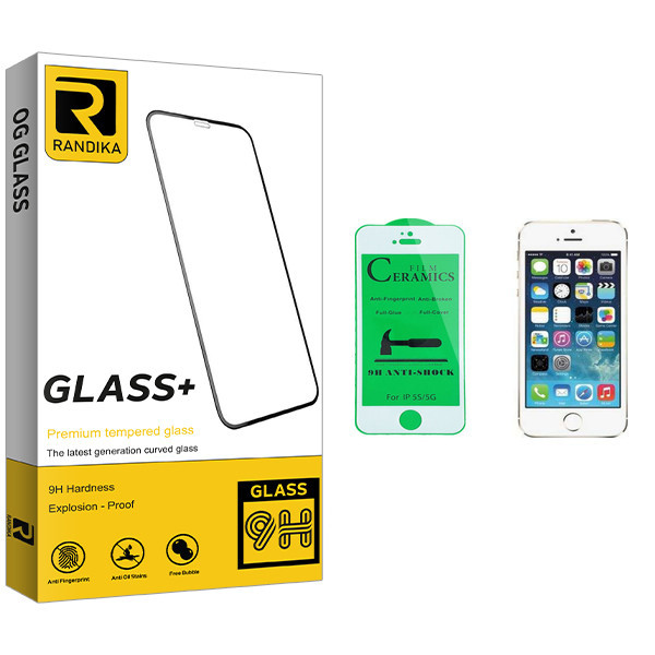 محافظ صفحه نمایش سرامیکی راندیکا مدل GLD مناسب برای گوشی موبایل اپل iPhone 5