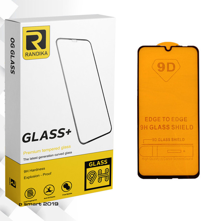 محافظ صفحه نمایش 9D راندیکا مدل GLD مناسب برای گوشی موبایل هوآوی p smart 2019