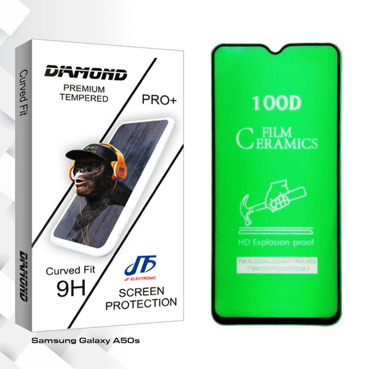 محافظ صفحه نمایش سرامیکی جی اف مدل Diamond glass مناسب برای گوشی موبایل سامسونگ Galaxy A50s
