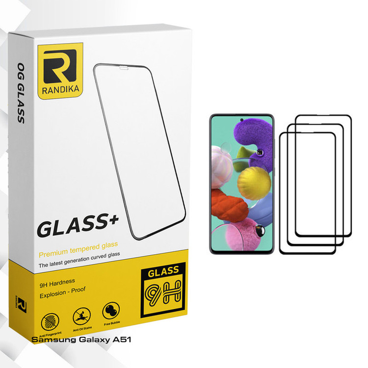 محافظ صفحه نمایش راندیکا مدل GLD مناسب برای گوشی موبایل سامسونگ Galaxy A51 بسته سه عددی