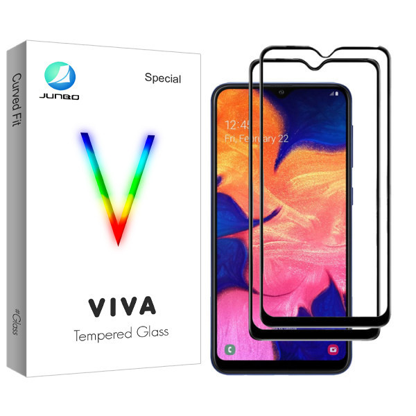 محافظ صفحه نمایش جانبو مدل Viva Glass مناسب برای گوشی موبایل سامسونگ Galaxy M10 بسته دو عددی