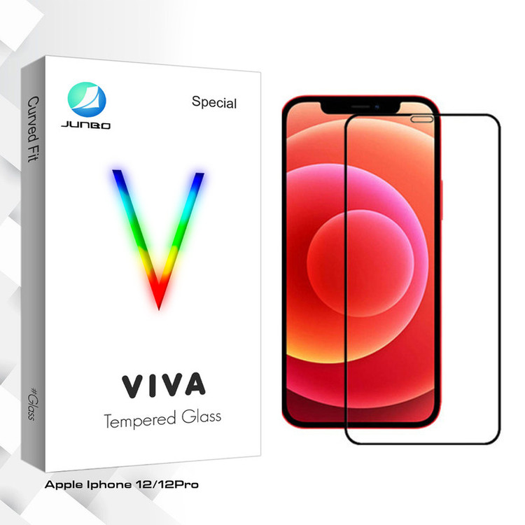 محافظ صفحه نمایش جانبو مدل Viva Glass مناسب برای گوشی موبایل اپل Iphone 12-12Pro