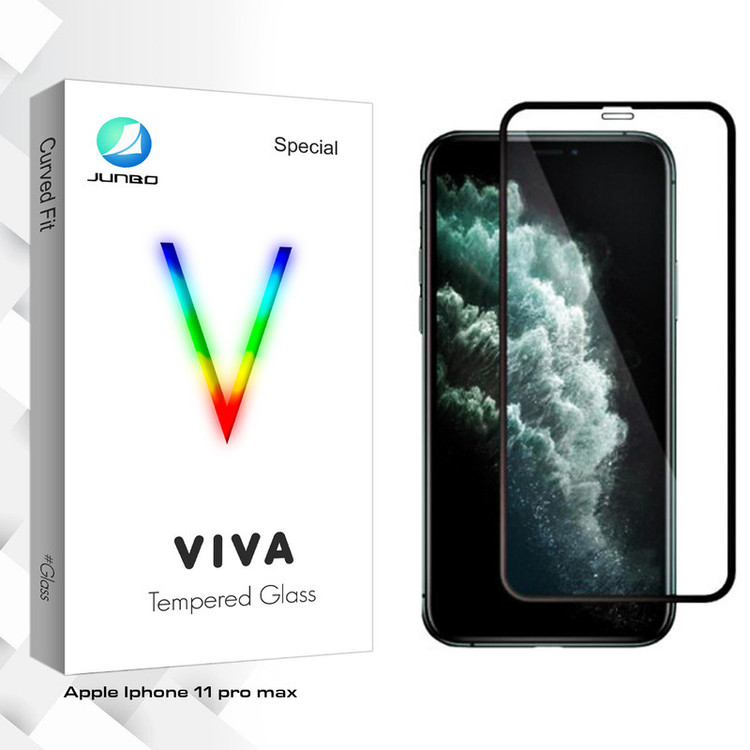 محافظ صفحه نمایش سرامیکی جانبو مدل Viva Glass مناسب برای گوشی موبایل اپل Iphone 11 pro max