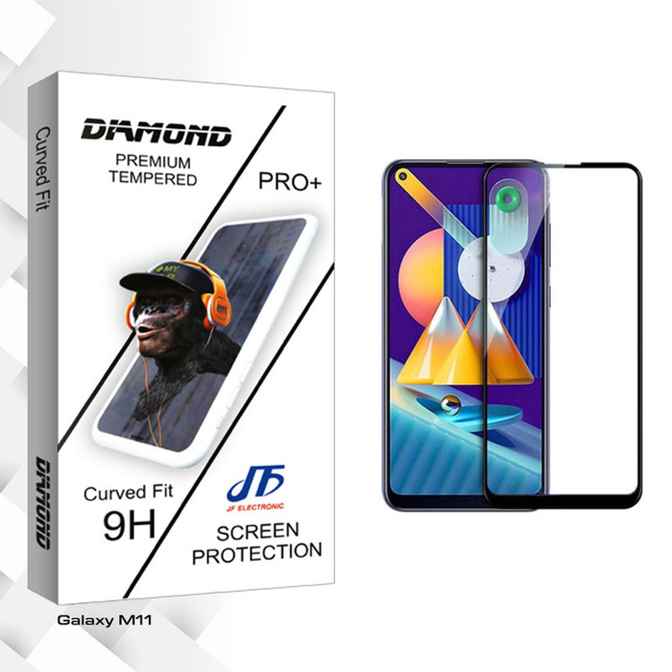 محافظ صفحه نمایش سرامیکی جی اف مدل Diamond Glass مناسب برای گوشی موبایل سامسونگ Galaxy M11