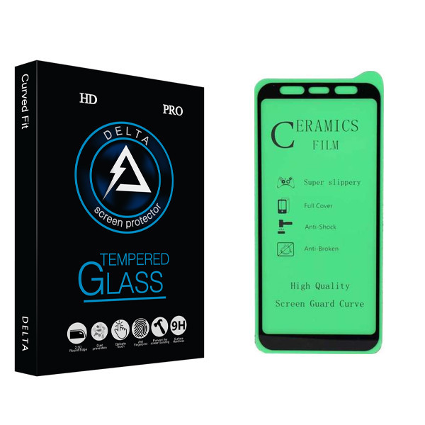 محافظ صفحه نمایش سرامیکی دلتا مدل Fit مناسب برای گوشی موبایل سامسونگ Galaxy A6 2018