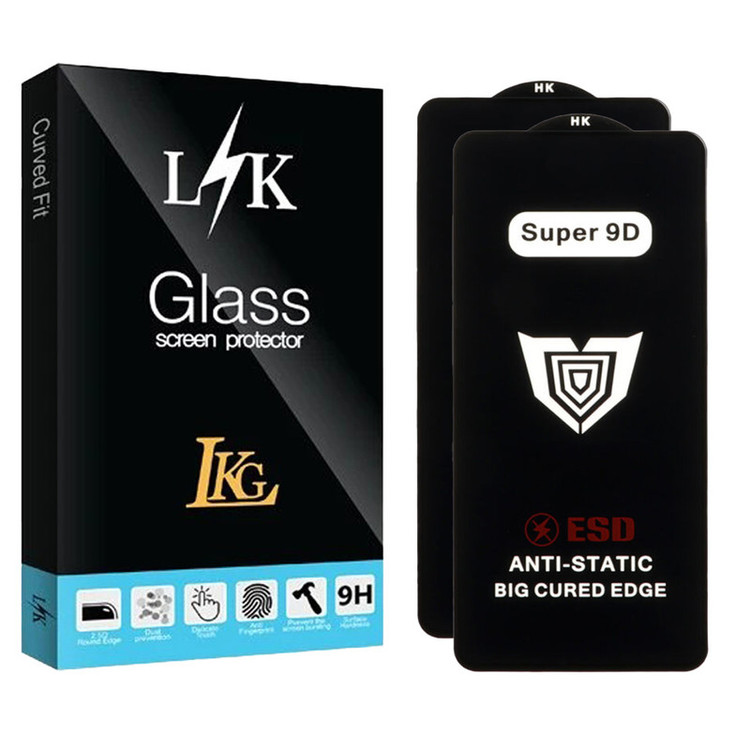محافظ صفحه نمایش ال کا جی مدل Super 9D مناسب برای گوشی موبایل سامسونگ Galaxy M11 4G بسته 2 عددی