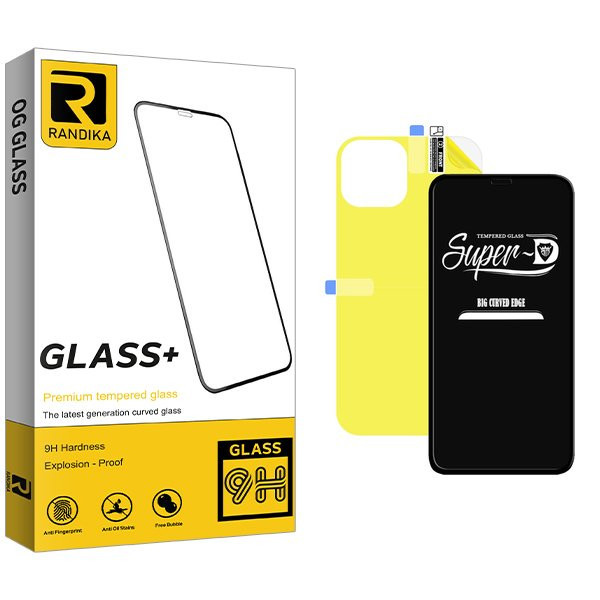 محافظ صفحه نمایش راندیکا مدل RK SuperD مناسب برای گوشی موبایل اپل iPhone 11 به همراه محافظ پشت گوشی