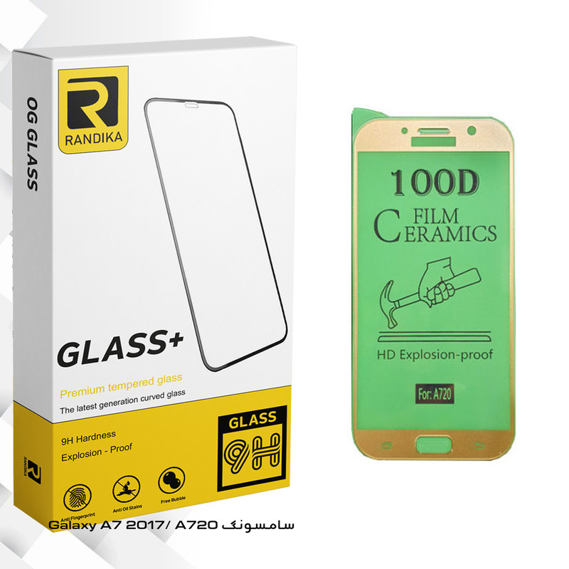 محافظ صفحه نمایش سرامیکی راندیکا مدل GLD مناسب برای گوشی موبایل سامسونگ Galaxy A7 2017/ A720