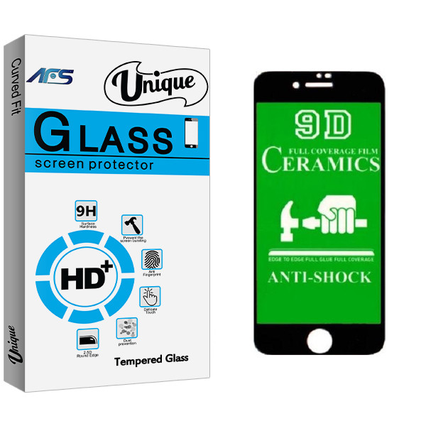 محافظ صفحه نمایش ای اف اس مدل Unique Glass مناسب برای گوشی موبایل اپل iphone 6/6s plus