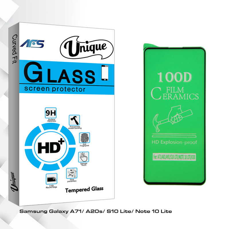 محافظ صفحه نمایش ای اف اس مدل Unique Glass مناسب برای گوشی موبایل سامسونگ Galaxy A71/ A21S