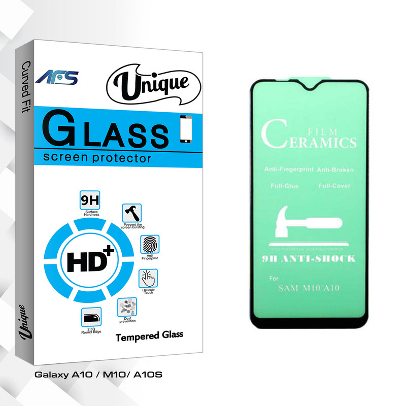 محافظ صفحه نمایش ای اف اس مدل Unique Glass مناسب برای گوشی موبایل سامسونگ Galaxy A10 / M10/ A10S