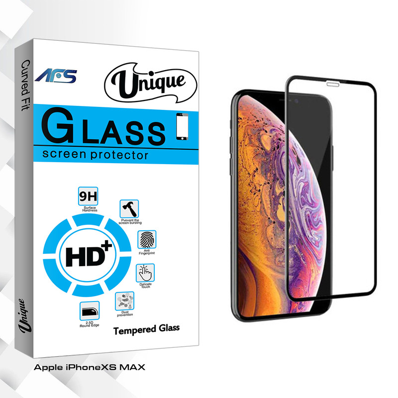 محافظ صفحه نمایش ای اف اس مدل Unique Glass مناسب برای گوشی موبایل اپل Iphone XS MAX